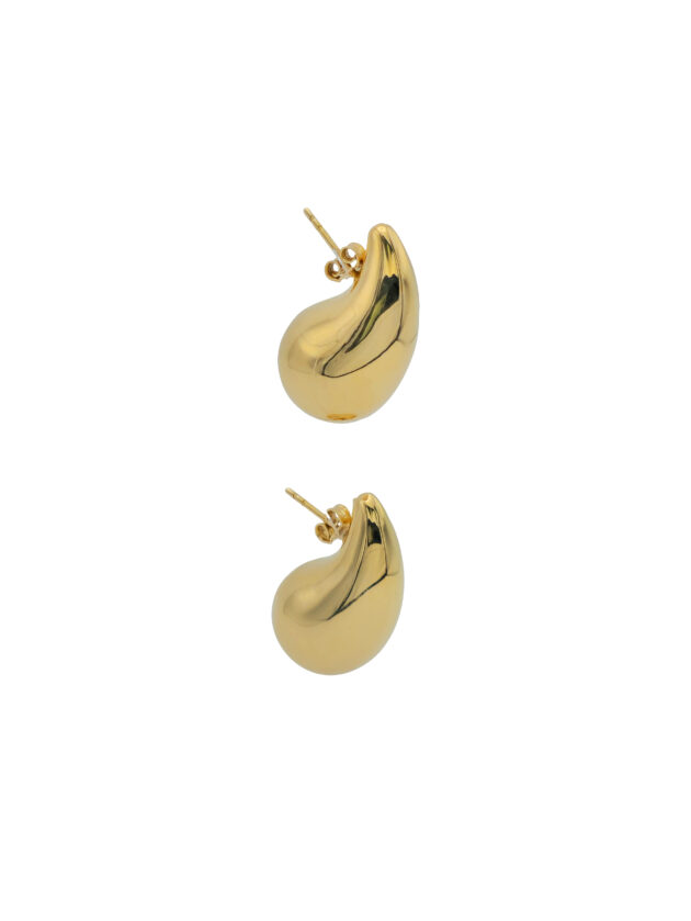 Modern Teardrop Stud Earrings