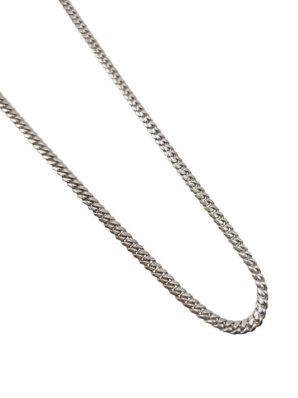 Cuban Link in White Gold