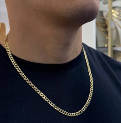 Chain Gold Cuban Italy 14KTY 22IN 5MM G14C#CI221