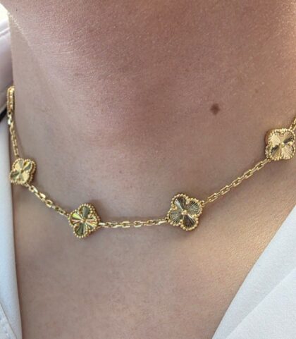 NECKLACE GOLD 18KT VAN CLEEF 17.5 IN