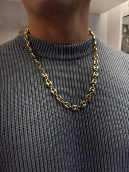 Chain Gucci Puff 14KT Gold 22in 6mm