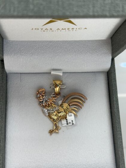 Pendant 18KT Gallo Tres Oros