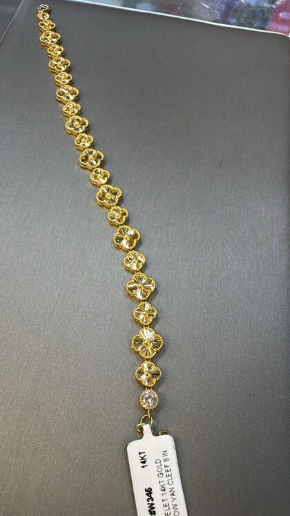 Bracelet Yellow Gold 14KT VC 8in