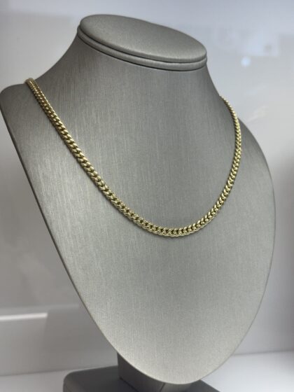 Chain Cuban Miami 14kt hollow 22inch 5mm