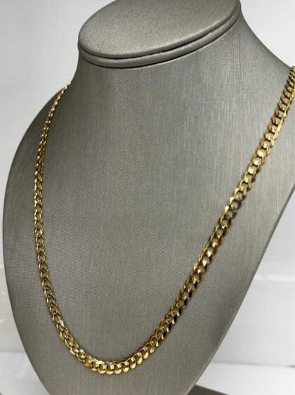 Cadena Cuban 18KT 6mm 24inch