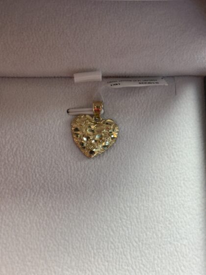 Corazón dije 14kt nugget