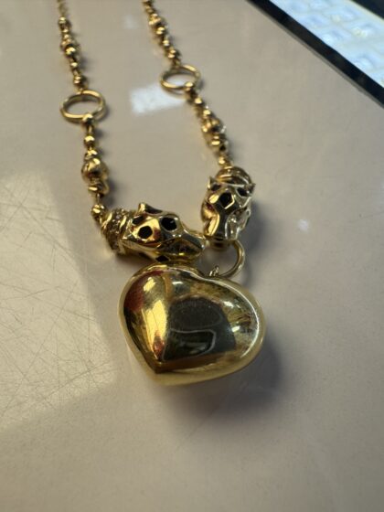 Cadena fancy pantera 14kt