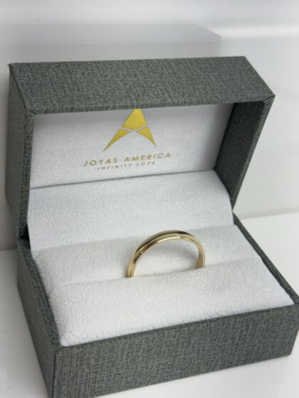 Anillo liso boda talla 12 g14r#wd120w