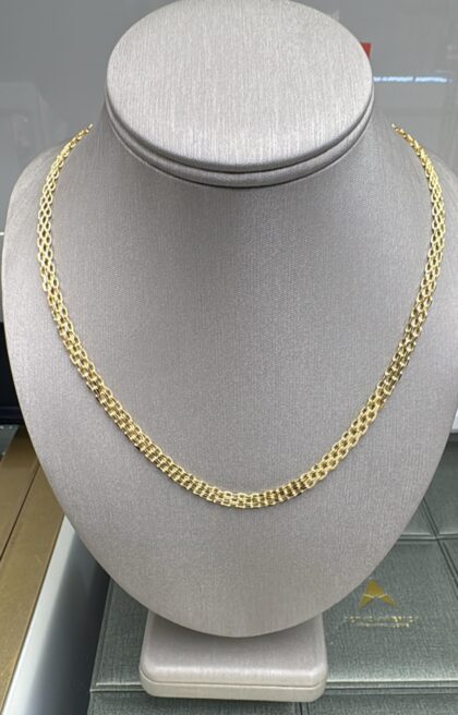 Chain Tejido 18KT Chino 5mm 20in