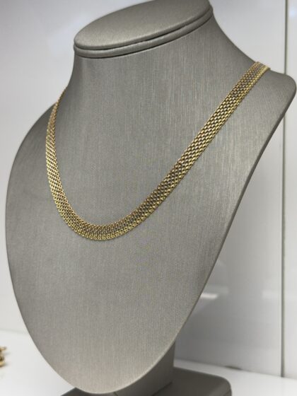 Cadena tejido chino 3 tonos20inch 8mm