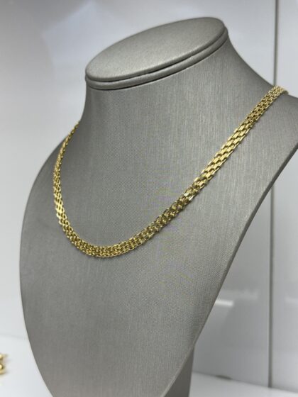 Cadena tejido chino 20 inch 5mm 18kt
