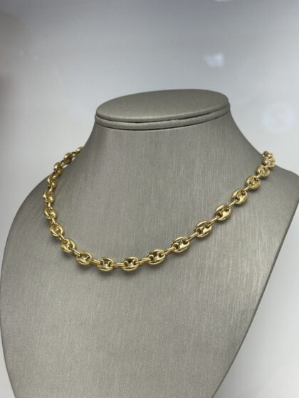 Chain guucci puff 24inch 7.5mm 18kt