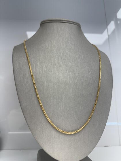 Chain Gold 14kt Tejido Chino 20 in 5 mm