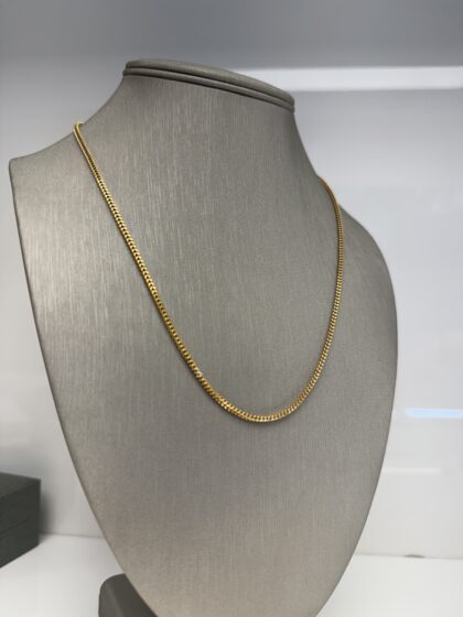 Chain 18kt Gold Franco 20in 3mm
